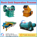 Rock gold separation process,gold shaking table in hard rock gold concentrating plants